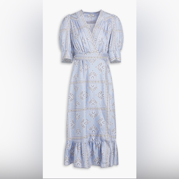 Sandro wrap paisley dress - Picture 2 of 3